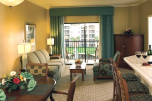 Caribe Royale villa living room
